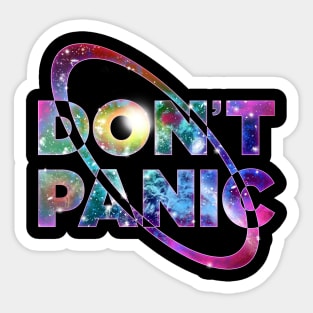 Hitchhikers Don't Panic Sticker